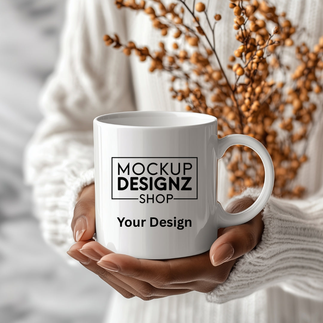 16 Mug Handheld Mockup Bundle