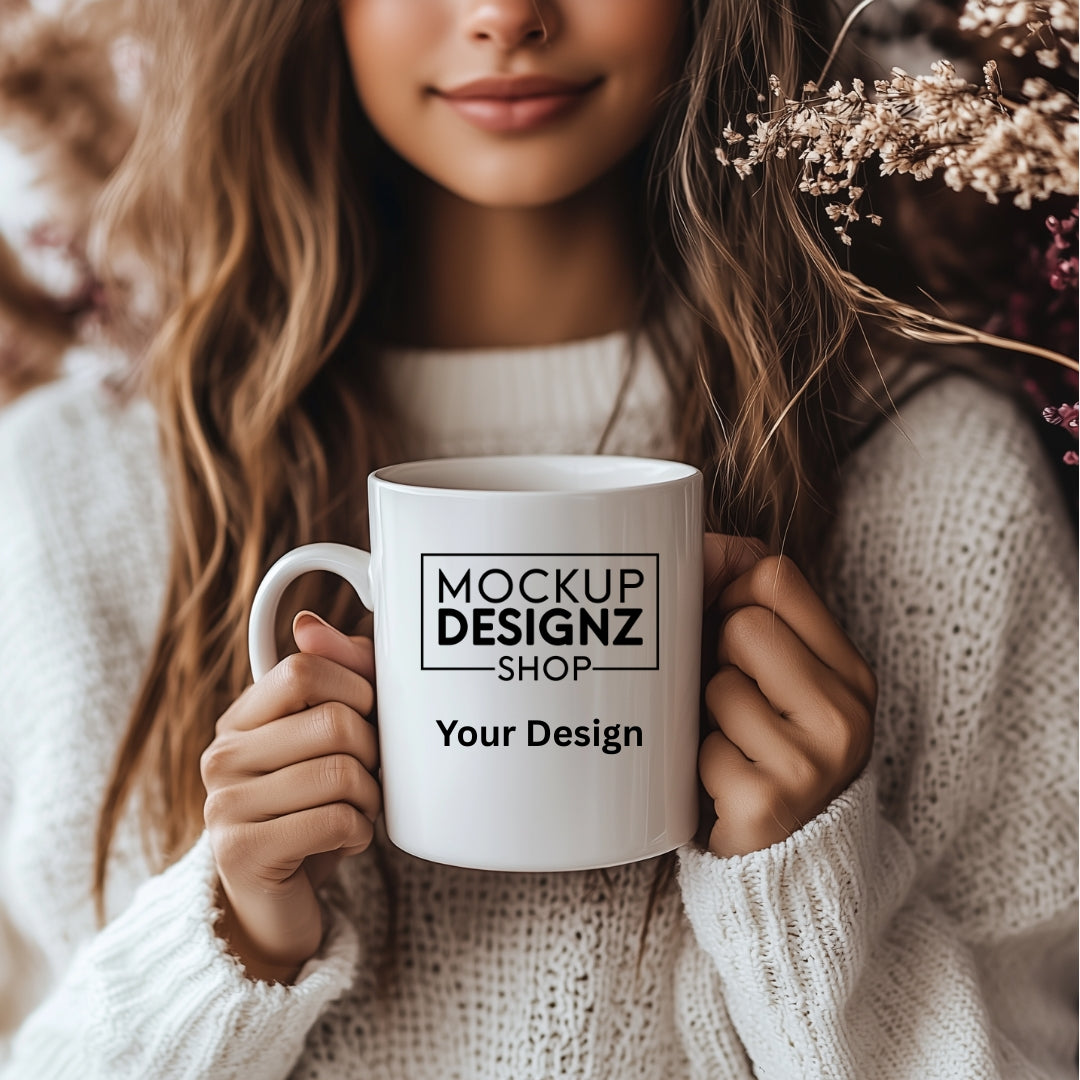 16 Mug Handheld Mockup Bundle