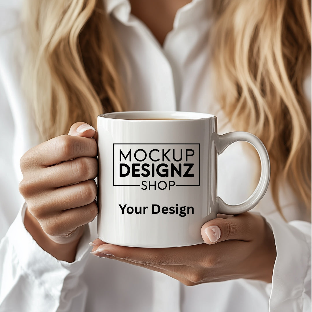 16 Mug Handheld Mockup Bundle