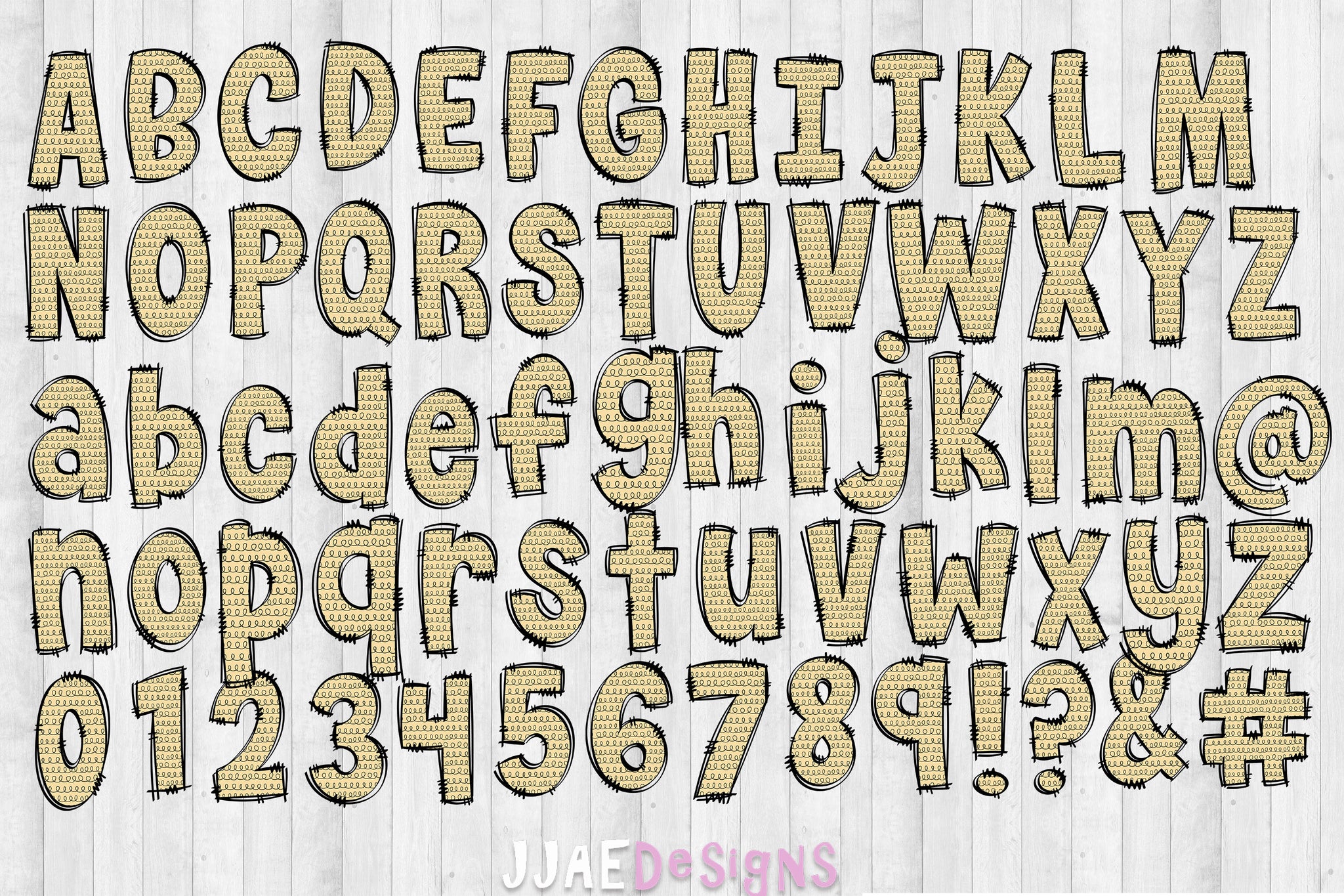 Easter PNG Letters