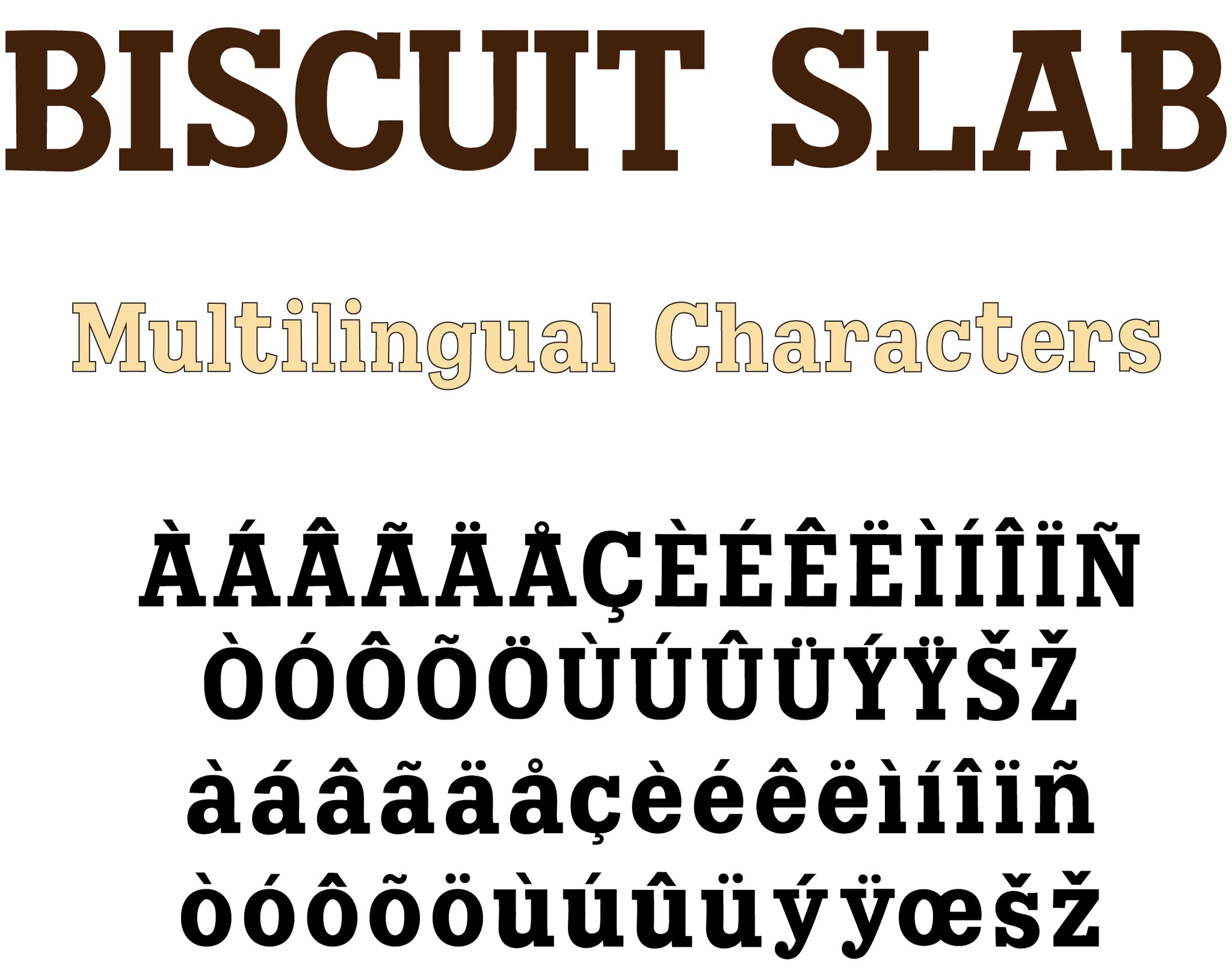 Biscuit Slab Serif Font