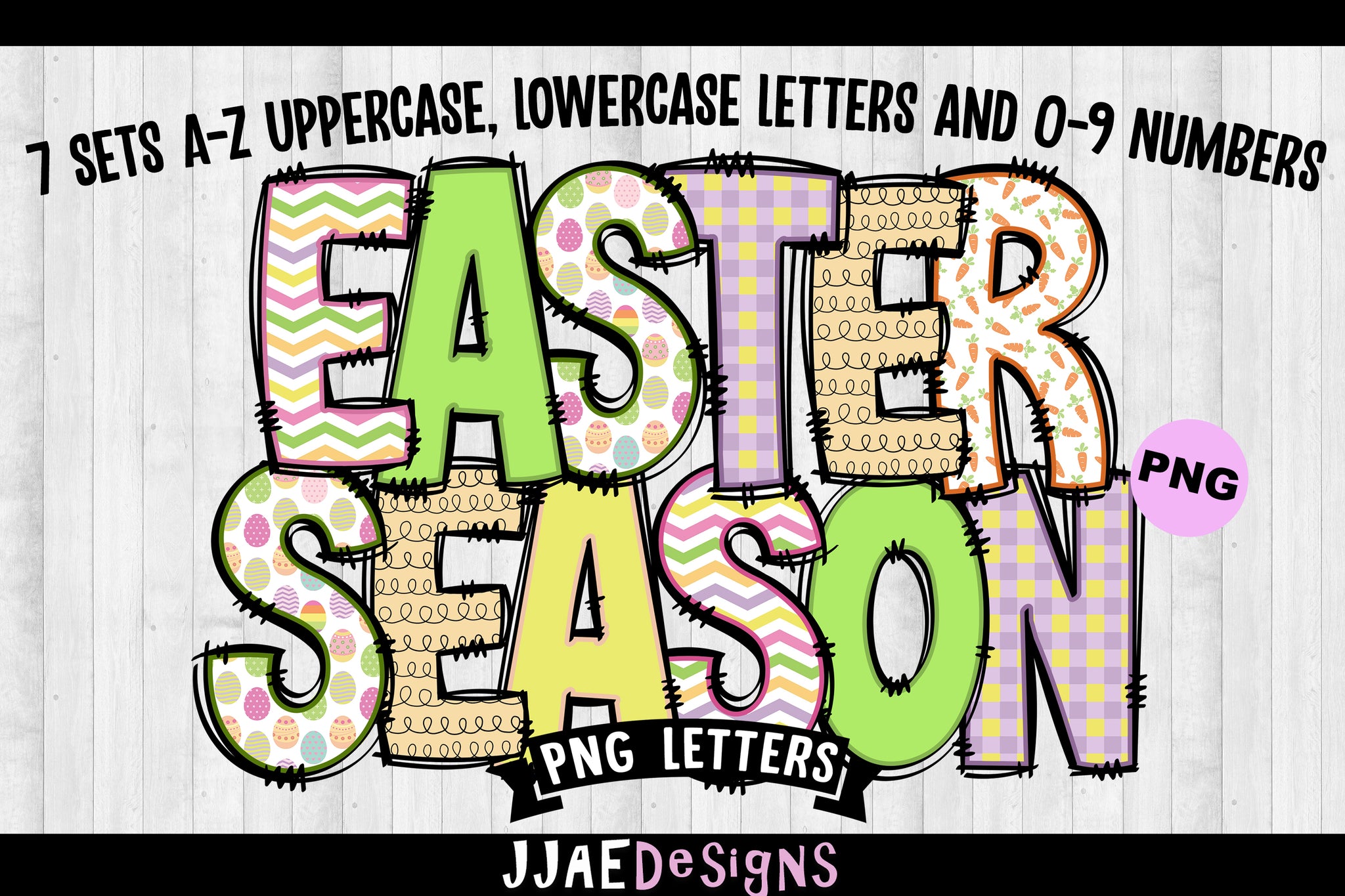 Easter PNG Letters