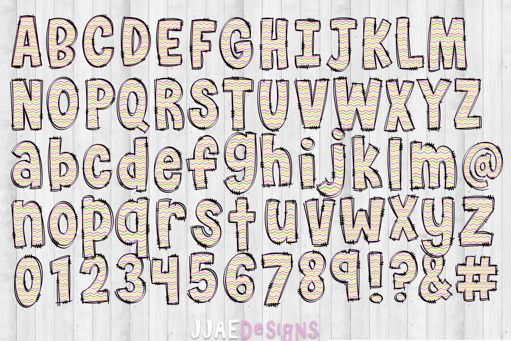 Easter PNG Letters