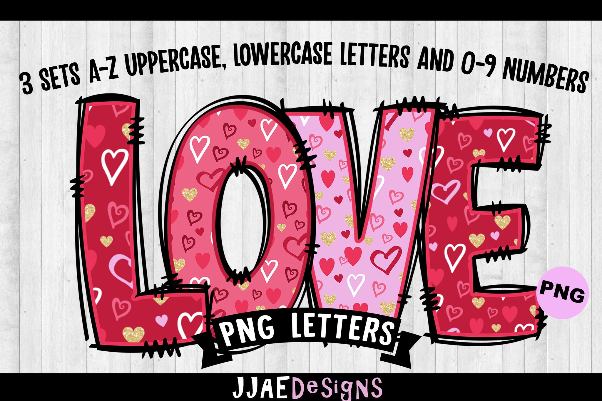 Love PNG Letters