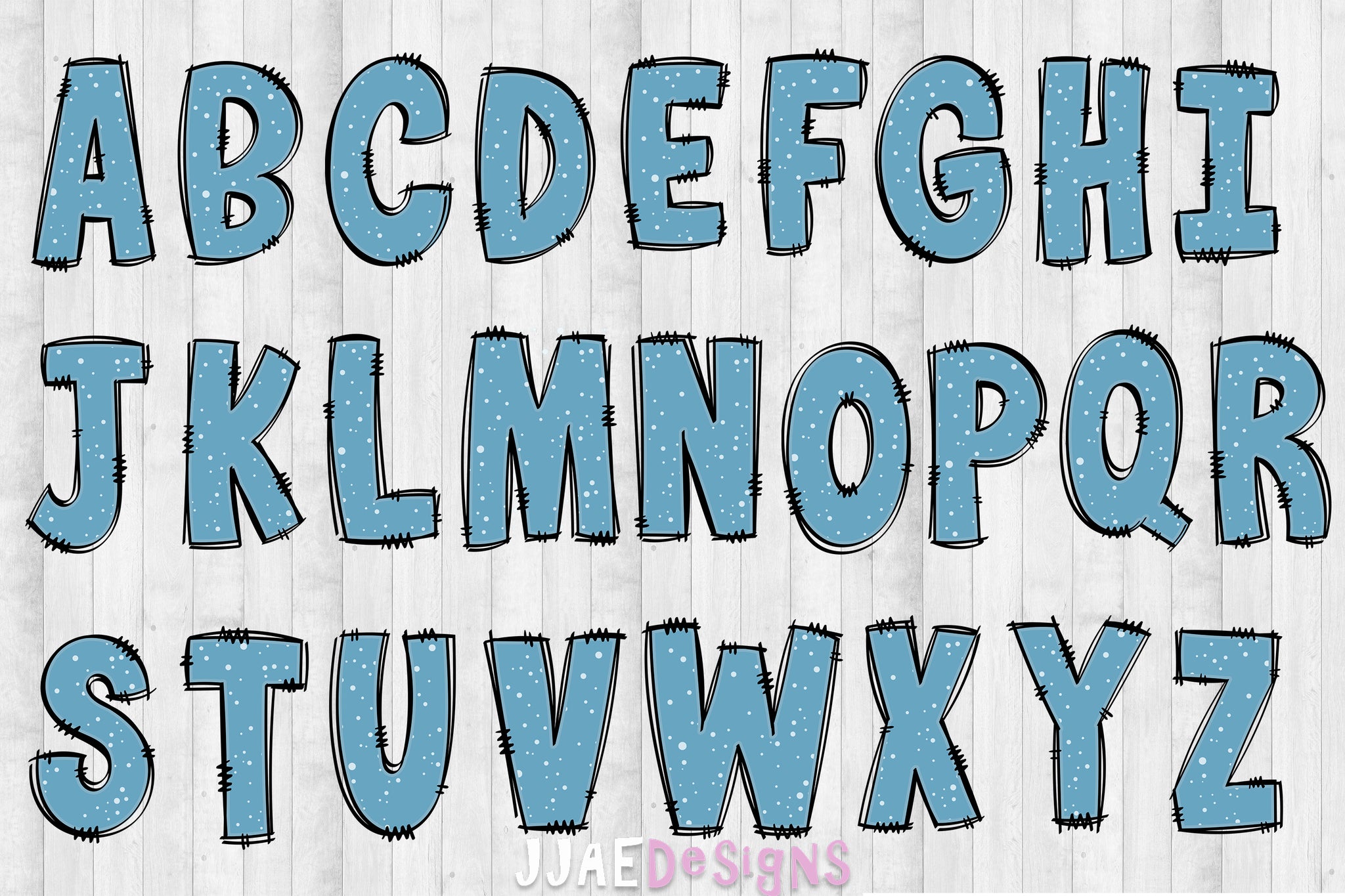 Winter PNG Letters