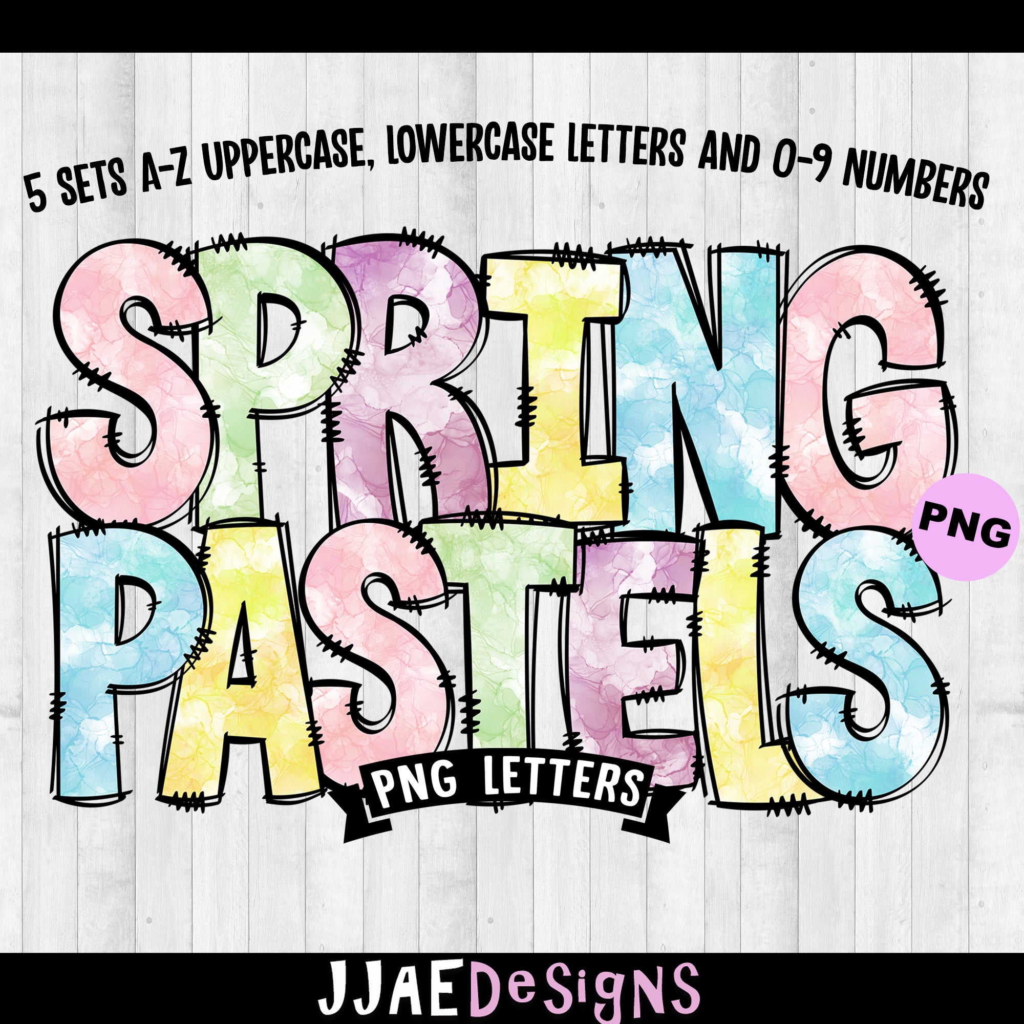Spring PNG Letters