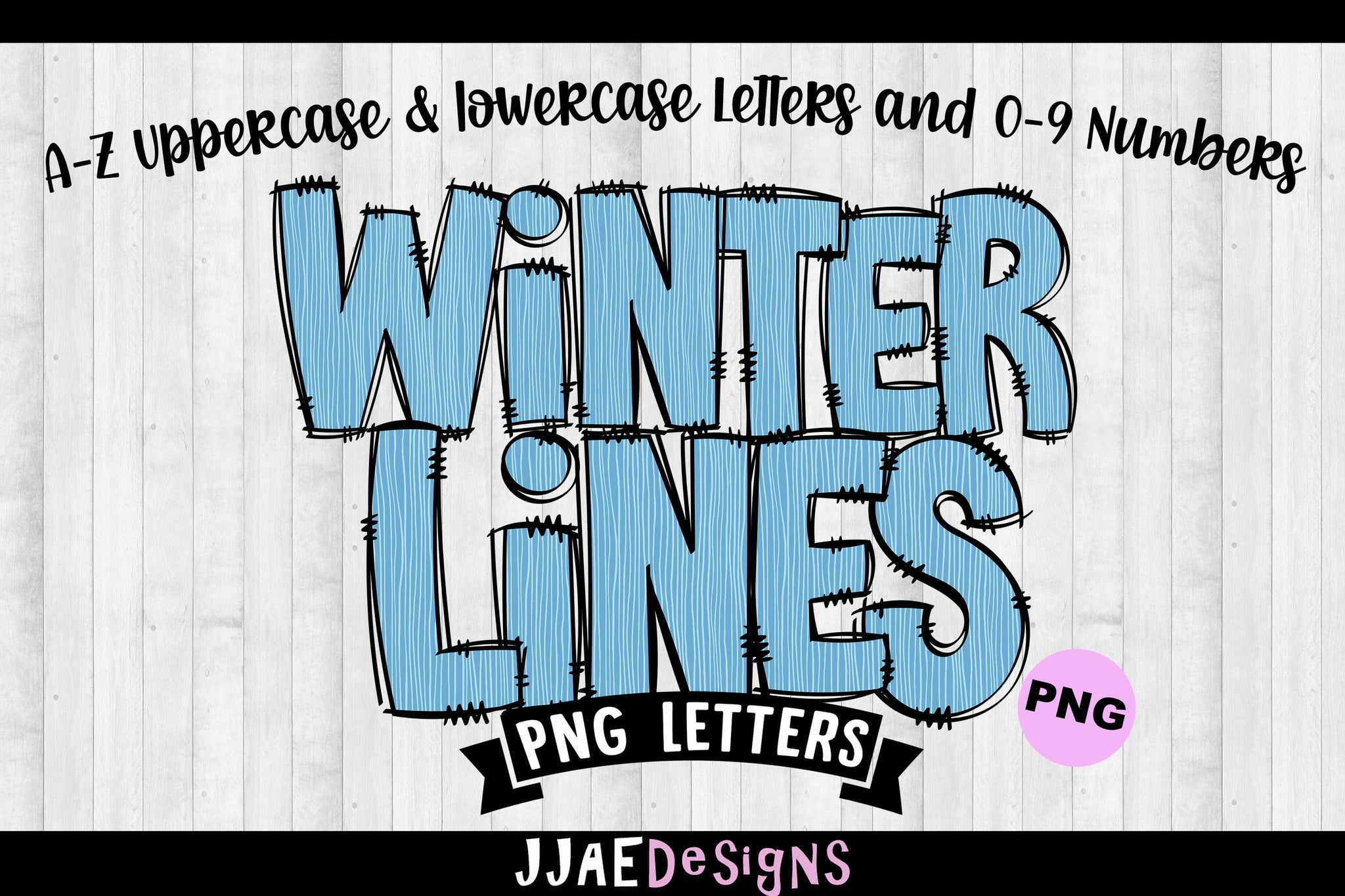 Winter PNG Letters