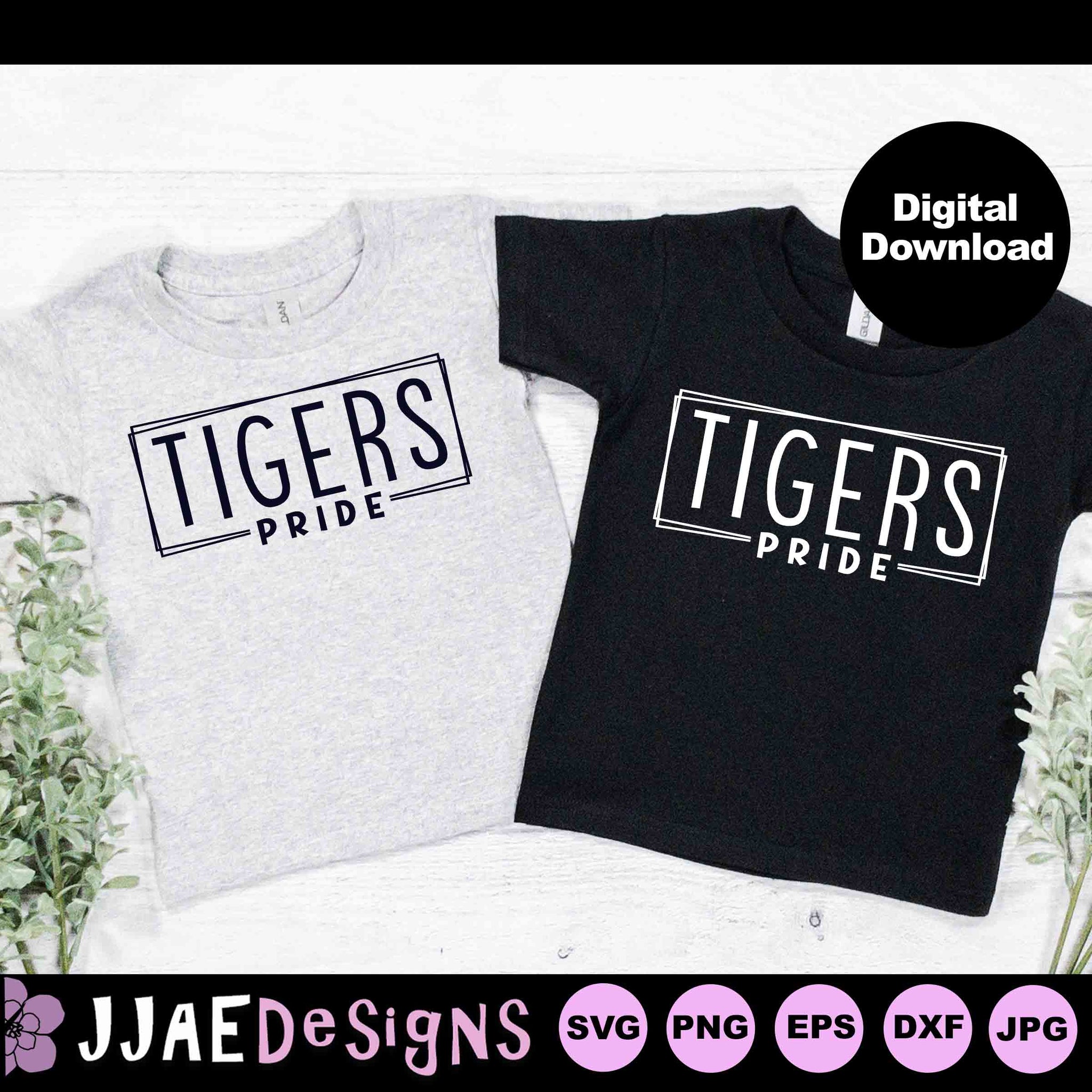 Tiger Pride SVG (Rectangle Design)