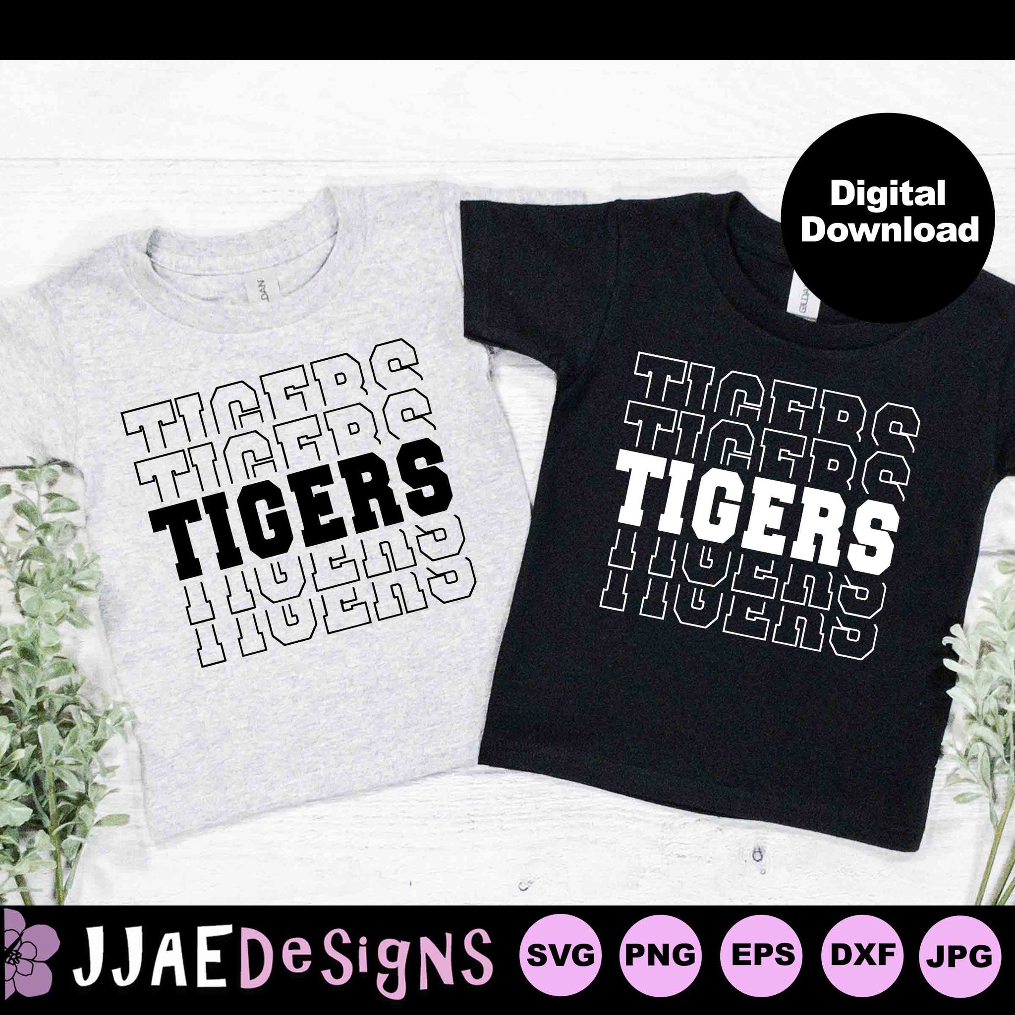 Tigers SVG (Stacked)